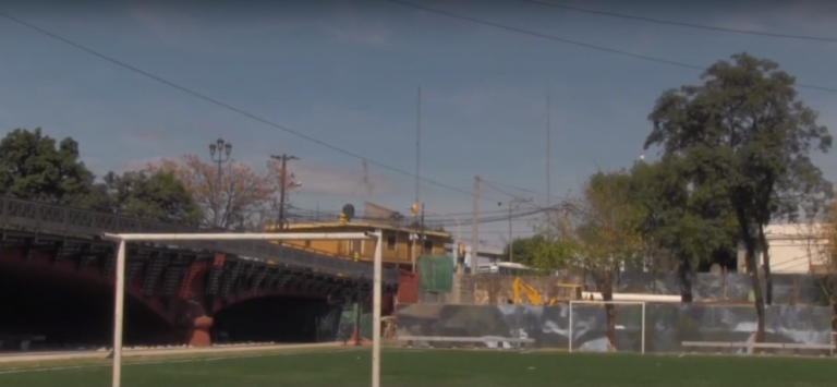 El antes y el después del puente Vélez Sarsfield